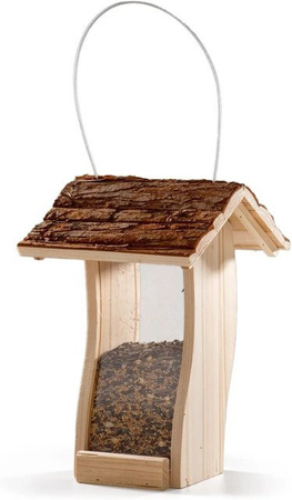 CULT at home Vogel Futterhaus in Braun, B: 30 cm, T: 21 cm