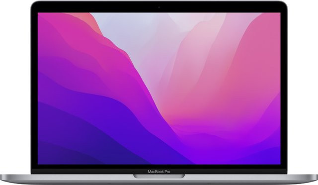 Apple MacBook Pro 13 Zoll mit M2 Chip, 8 GB RAM, 256 GB SSD, Space Grau - Bild 1