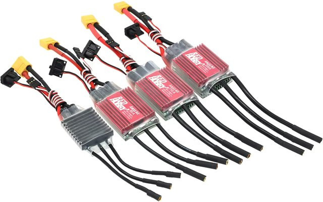 RedHobby AM32 Drehzahlregler Bürstenloser ESC, Programmierbar, 2-6S BEC 6V/2A 6V/5A, Für 1/10 1/8 RC Crawler Auto - Bild 1