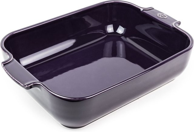 Auflaufform Peugeot Appolia aus Steinzeug, lila, B/T/H: 21,7 x 21,7 x 1,65 cm - Bild 1