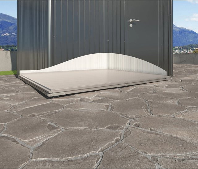 Biohort Smartbase Fundament für Gerätehaus HighLine H6 in Grau, B/T/H: 292,4 x 292,4 x 6,5 cm - Bild 1