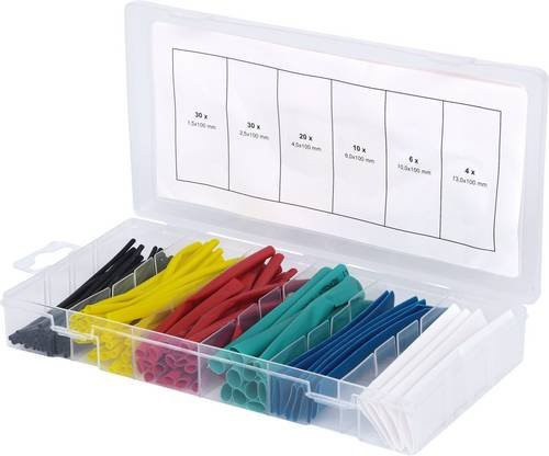 KS Tools Schrumpfschlauchsortiment Multicolor, 100-teilig - Bild 1