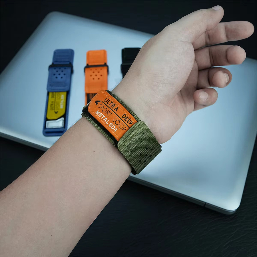 Geekthink Uhrenarmband Nylon, Textil/NATO, Bunt, Unisex, 20mm 22mm - Bild 3