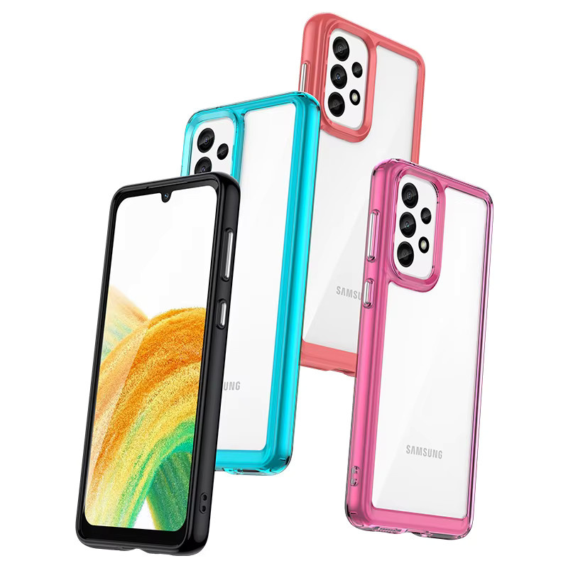 Stoßfeste Schutzhülle für Samsung Galaxy A05S A13 A14 A15 A23 A24 A25 A33 in Bunt und Transparent - Bild 2