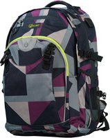 Wheel Bee Generation Z Puzzle Rucksack in Green, Purple und Multicolour mit USB-C und 3,5 mm Klinkenanschluss - Bild 1
