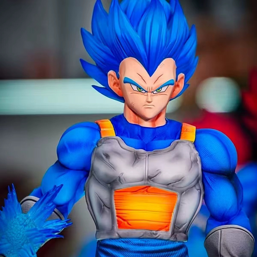 Bandai Dragon Ball Z Majin Vegeta Figur, Actionfiguren, mit LED-Basis - Bild 3