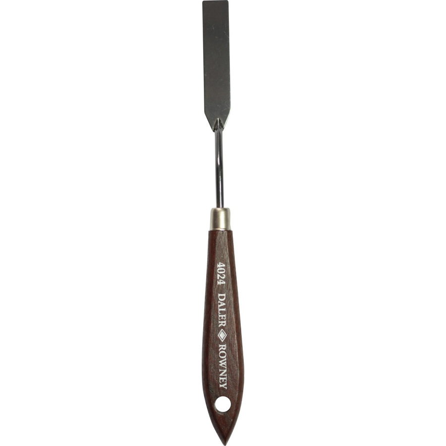 Daler-Rowney Malmesser Eckig aus FSC-zertifiziertem Holz mit Messingdetails, Klingenlänge: 6 cm - Bild 2