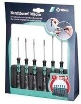 Wera Kraftform Micro Schraubendreher-Set 2067/6 TX-BO für Elektronik und Feinmechanik, 6-teilig - Bild 2