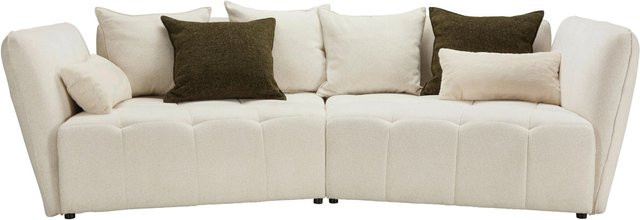 Premium Living Bigsofa Sofi in Creme, modernes Polstersofa mit Stoffbezug und Sitzkissen, Breite: 294 cm, Tiefe: 152 cm, Höhe: 93 cm - Bild 1
