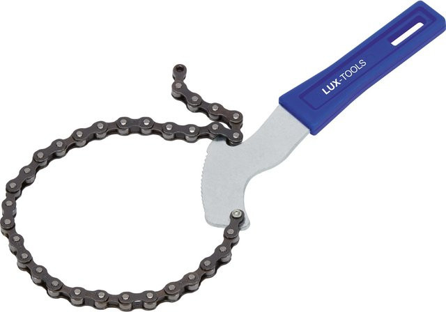 LUX-TOOLS Ölfilter-Schlüssel aus Stahl in Blau - Bild 1