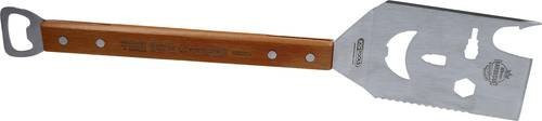 KS Tools 5 in 1 Grillwender aus Edelstahl und Holz in Braun - Bild 1