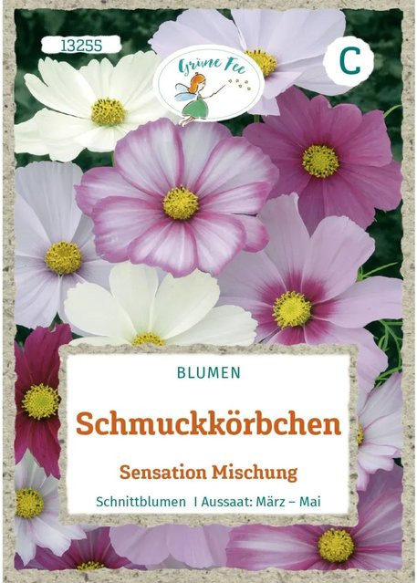 Grüne Fee Schmuckkörbchen Sensation Mischung Saatgut für Rabatten, Beete und Bauerngärten - Bild 1