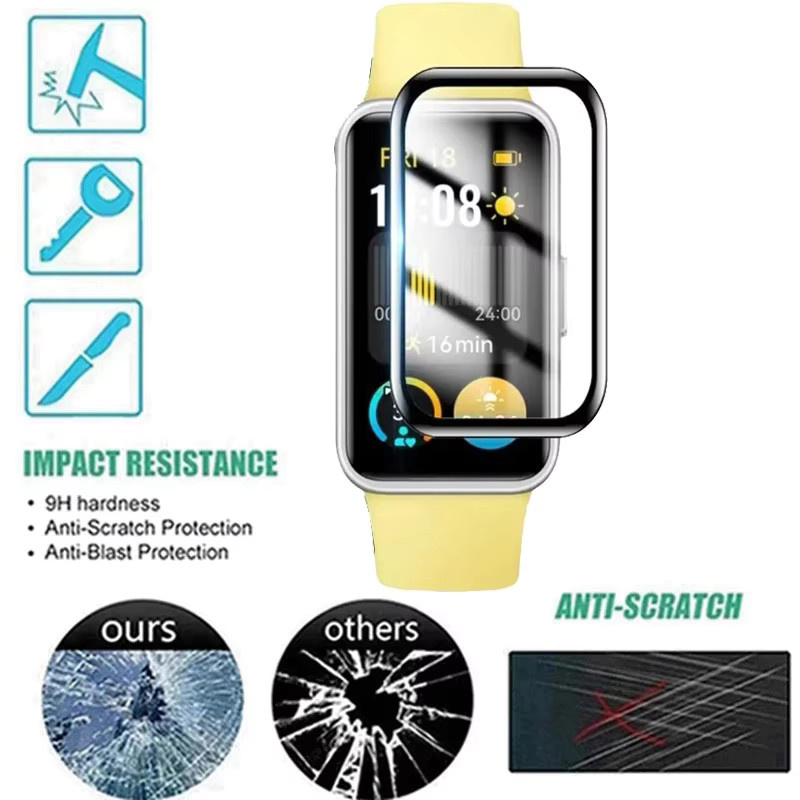 Huawei Screen Protector Film, Silikon, transparent, Unisex - Bild 3