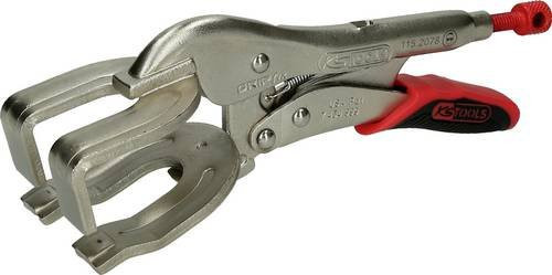 KS Tools Schweiß-Gripzange mit Easy-Release aus Chrom-Molybdän-Stahl in Silber, Öffnungsweite: 45 mm, Länge: 220 mm - Bild 1