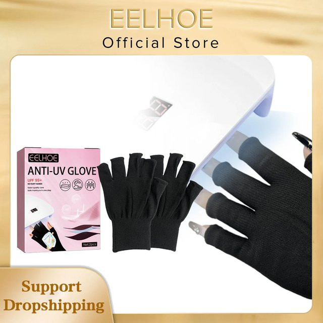 EELHOE UV-Nagelschutzhandschuhe, Unisex - Bild 1