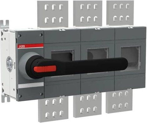 ABB OT2500E03K Lasttrennschalter 2500A 1000V in Schwarz und Grau - Bild 1
