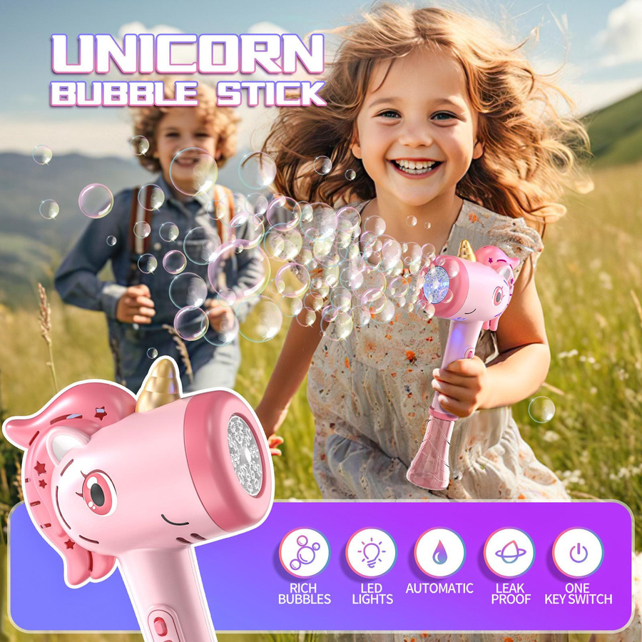 Linyi toy Einhorn Blase Pistole Stab Elektrisch - Bild 1