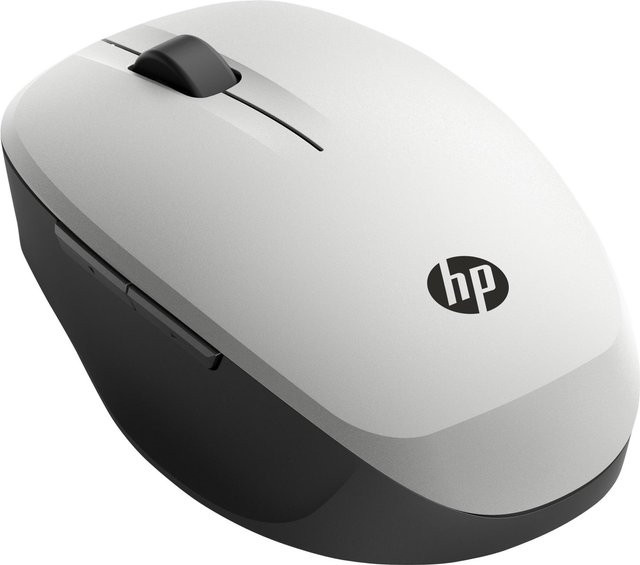 HP Dual Mode Silver Mouse mit Bluetooth und USB in Silber - Bild 1
