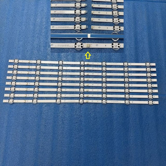 LED Hintergrundbeleuchtungsstreifen in Weiß für LG TV Modelle 65UP8000PUR 65UP8000PUA 65UP7670PUC 65UQ9000PUD 65UP77006LB 65UQ7070ZUE 65UP76703LB - Bild 1