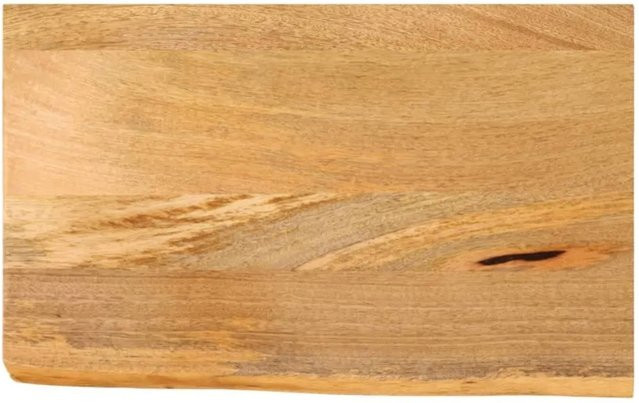 vidaXL Tischplatte aus Massivholz Mango mit Baumkante, Braun, B/T/H: 60 x 40 x 3,8 cm - Bild 1