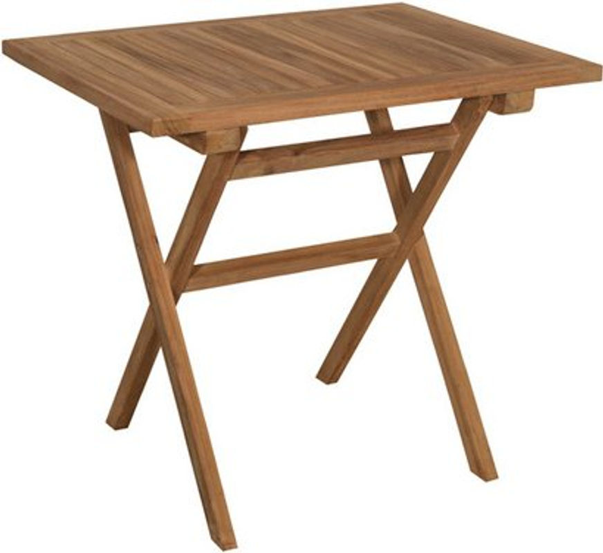 deVries Klapptisch Woodie aus Teakholz in Braun, B/H/T: 80 x 73 x 60 cm - Bild 2