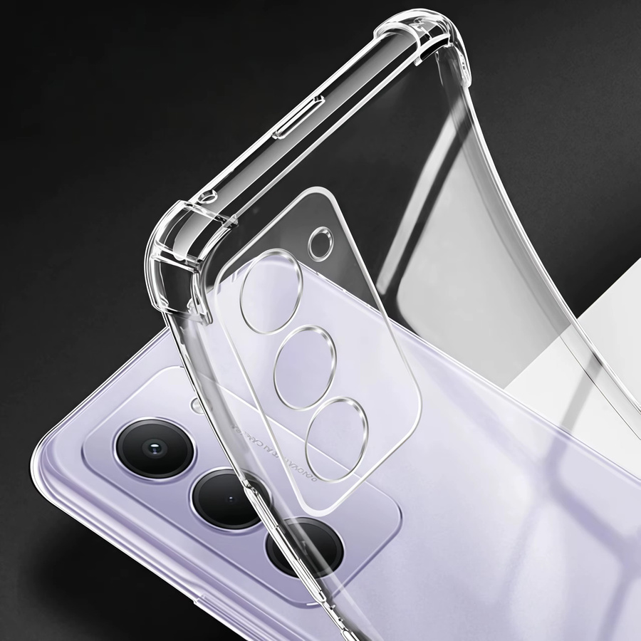 Stoßfeste und transparente TPU-Handyhülle für Redmi 15 und Redmi 13 ohne Vergilbung - Bild 3