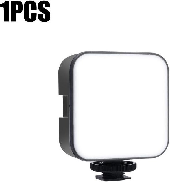 Tragbares Mini-LED-Fülllicht in Grau für Selfie-Fotografie, Livestreaming und Videoaufnahmen - Bild 1