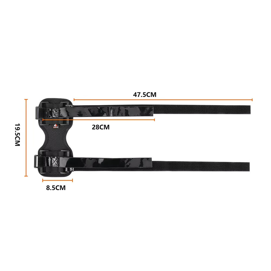 ALLOET Fester Riemen für JBL Flip 6 und Charge 5 Lautsprecher in Schwarz, Verstellbarer Fahrradlautsprecherhalter für Fahrradkorb und Käfig - Bild 6