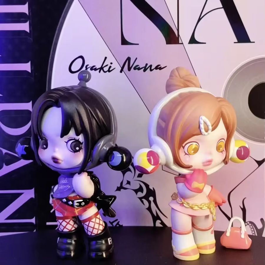 POPMART SKULLPANDA Nana Osaki Anime Figur Blind Box Mystery Box Multicolor Desktop Ornament - Bild 4