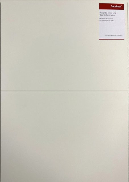 GetaDoor Handmuster Designserie Verso Line Sira Tür in Weiß RAL9003 - Bild 1