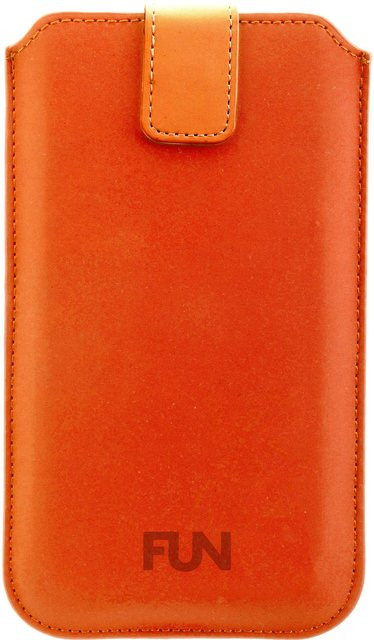 Peter Jäckel Handyhülle Sleeve Uni Soft Touch Orange Größe 6.9 Zoll - Bild 1