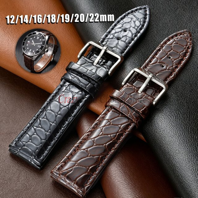 crazyband Uhrenarmband Leder, Unisex, Wasserdicht - Bild 1