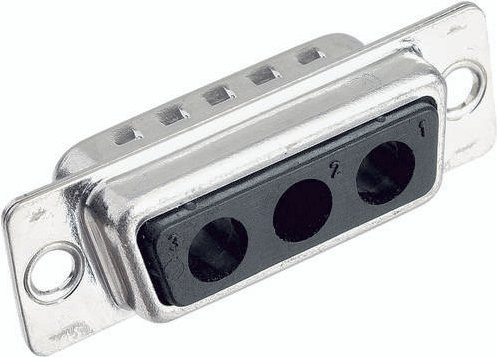 HARTING Steckverbinder 09 69 210 0633 09692100633 Polzahl: 3, Schwarz/Silber - Bild 1