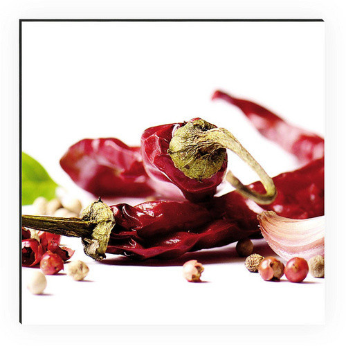 mySPOTTI Küchenrückwand Herbs and Spice in Weiß aus Aluverbund mit Motiv Gewürze und Kräuter, Breite: 60,0 cm, Höhe: 220,0 cm - Bild 1
