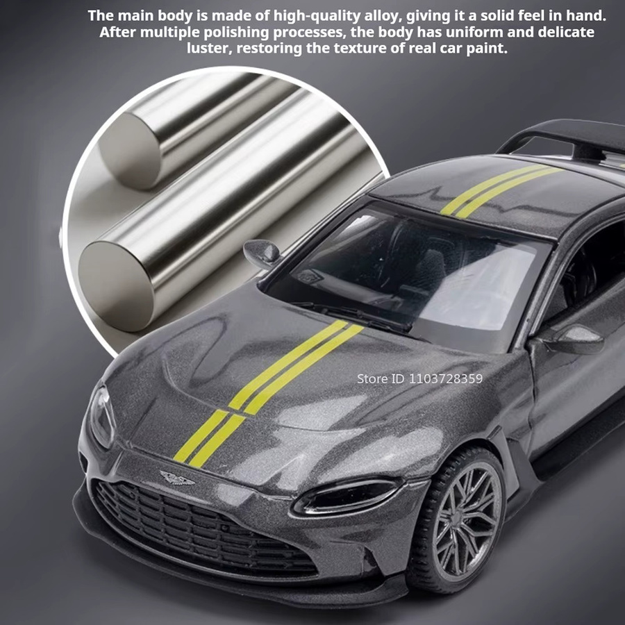 RMZ city V12 Valkyrie Supercar, Spielzeugmodell, 1:43, Metall, Gummi - Bild 3