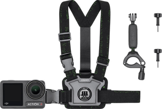 DJI Osmo Action 4 Bike-Zubehörset Action Camera in Schwarz - Bild 1