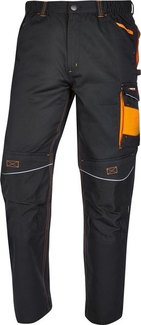 PARKSIDE PERFORMANCE Herren Arbeitsbundhose aus Poly-Cotton in Schwarz mit Kniepolstertaschen, Größe 56 - Bild 1