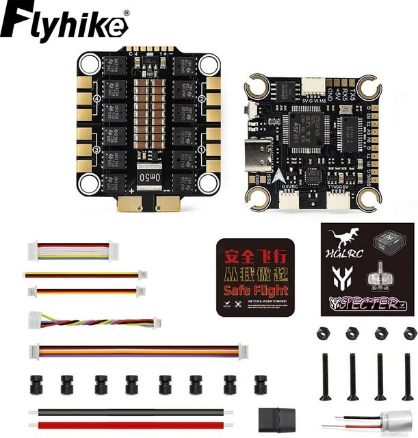 HGLRC SPECTRE F460 Stack mit F405 V2 MPU6000 FC und BLHELI_S 60A 4in1 ESC für FPV-Drohnen - Bild 1