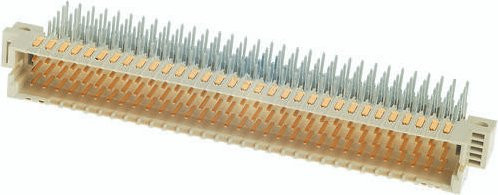 HARTING Messerleiste 02011602102 aus Messing in Beige mit 5 Reihen - Bild 1