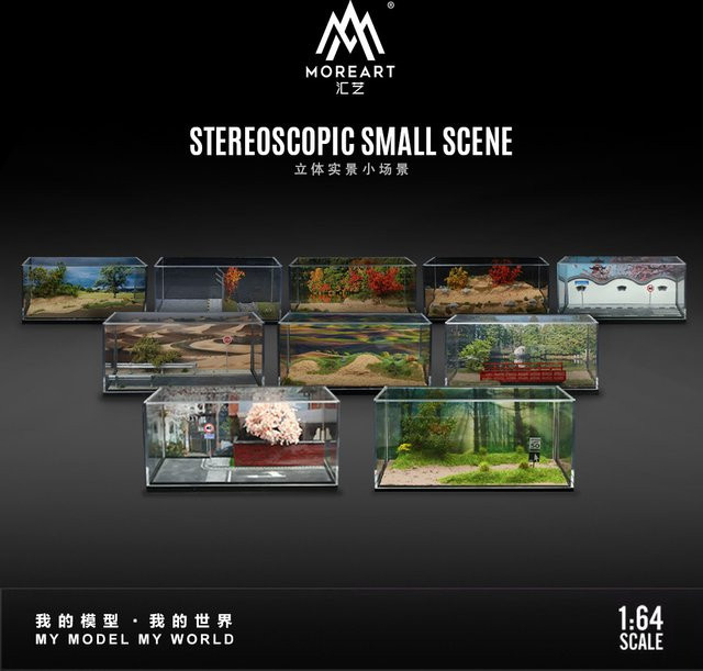 MoreArt Simulations-Diorama, Natur, Mini-Display-Modell, transparent - Bild 1