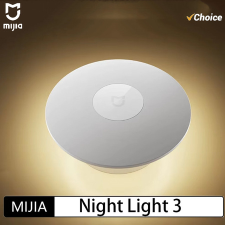 Mijia Nachtlicht 3 Warmweiß mit wiederaufladbarem Akku und 2700K Lichtfarbe in Weiß