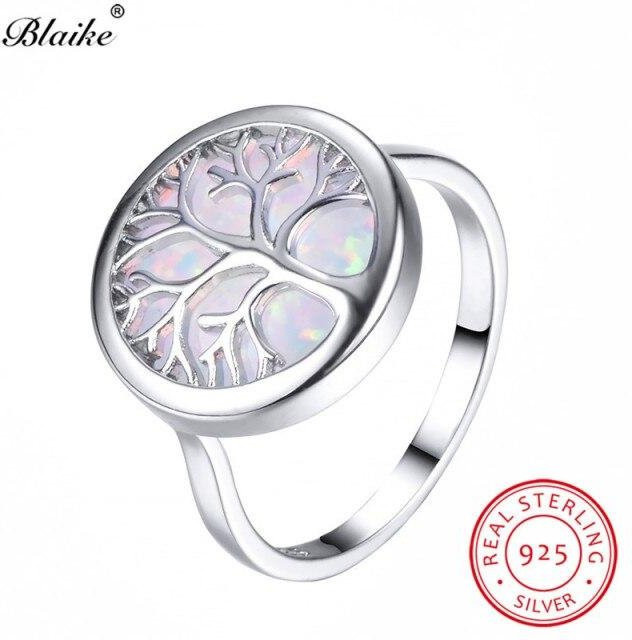 Blaike Ring, 925 Silber, Opal, Unisex - Bild 1