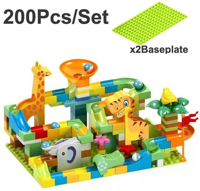 Linyi toy Murmel Rennen Labyrinth Ball 200-teiliges Set - Bild 1