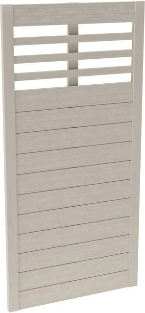Sichtschutzzaun-Element Soho von Andrewex in Cream, lackiert, B/H: 90 x 180 cm - Bild 1