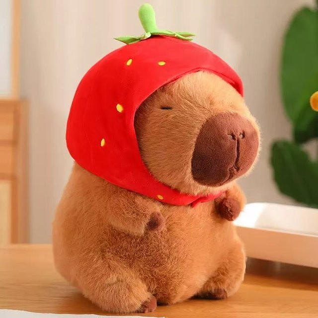 Yiran Health & Beauty Capybara Plüschtier, 23cm, Braun - Bild 1