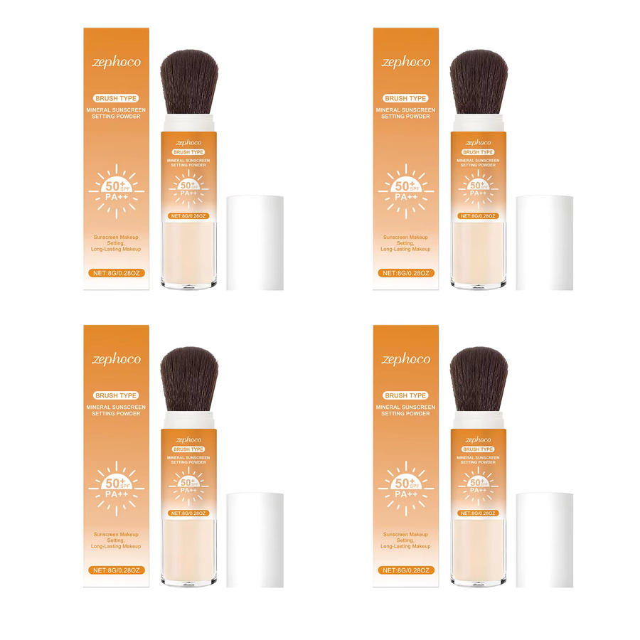 zephoco Sonnenschutz-Puder SPF 50+, Matt, Fettige Haut - Bild 3