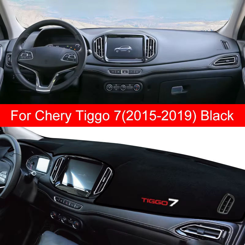 Armaturenbrett Abdeckung Dash Matte als Sonnenschutz für Chery Tiggo 7 Pro (2020-2023), Farbe: Schwarz - Bild 4