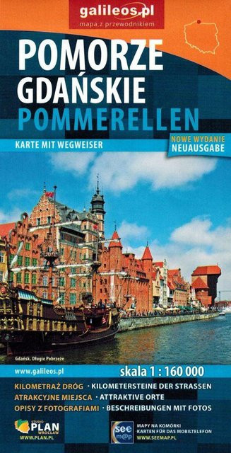 Danziger Pommern / Pommerellen 1:160 000. Auto- und Touristenkarte, Galileos - Bild 1