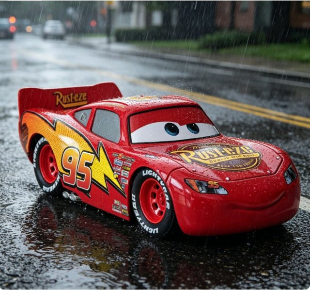Jada Disney Lightning McQueen, Rennwagen-Spielzeug, 1:24, Rot, Metall, ab 8 Jahren - Bild 1