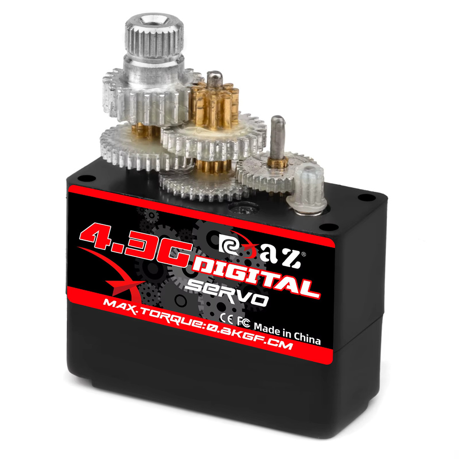 RCXAZ Micro Digital Servo, Metallgetriebe, 180° Drehen - Bild 5